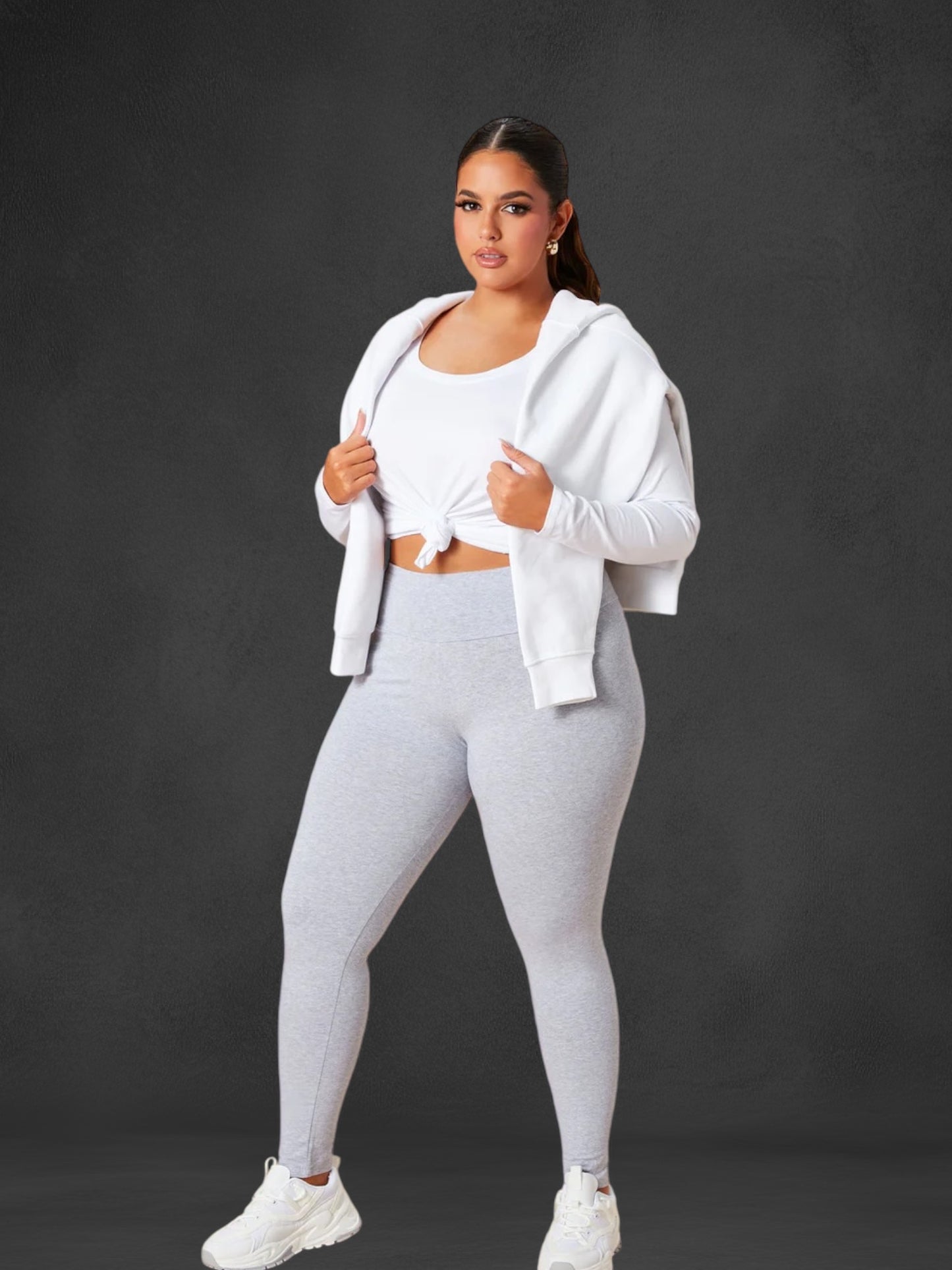 Running Around High Rise Legging - Heather Grey